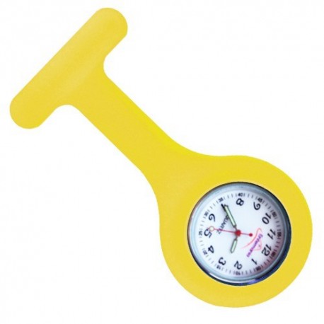 RELOJ DE SILICONA ENFERMANIA - AMARILLO