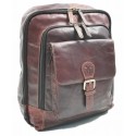 MOCHILA PIEL MARRON