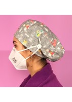 GORRO PELO LARGO CON BOTONES - ALICIA