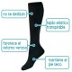 CALCETINES COMPRESION EKG - BLANCO