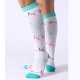 CALCETINES COMPRESION EKG - BLANCO