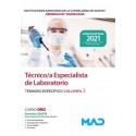 TECNICO/A ESPECIALISTA DE LABORATORIO DE LAS INSTITUCIONES CONSELLERIA SANITAT COMUNIDAD VALENCIANA. TEMARIO ESPECIFICO VOLUMEN 3