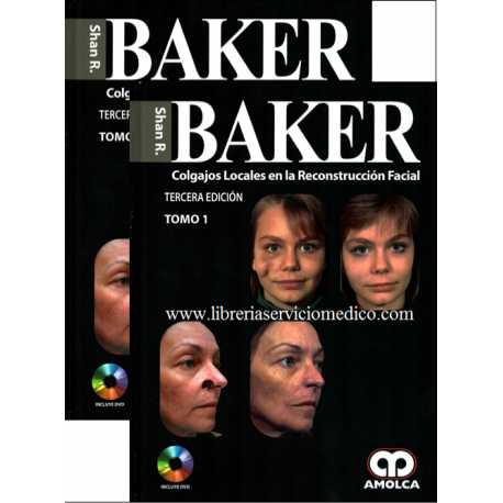 BAKER COLGAJOS LOCALES EN LA RECONSTRUCCION FACIAL (2 VOLS.) + DVD
