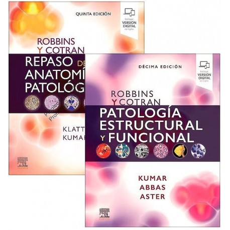 LOTE ROBBINS Y COTRAN REPASO DE ANATOMIA PATOLOGICA + ROBBINS Y COTRAN PATOLOGICA ESTRUCTURAL Y FUNCIONAL