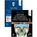 LOTE NETTER ANATOMIA BASICA POR SISTEMAS + NETTER CUADERNO DE ANATOMIA PARA COLOREAR