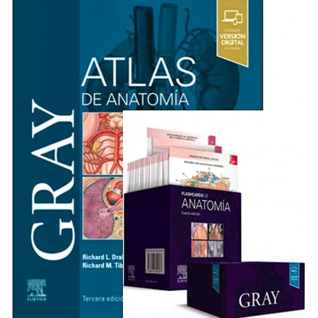 LOTE GRAY ATLAS DE ANATOMIA + FRAY FLASHCARDS DE ANATOMIA
