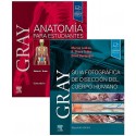 LOTE GRAY ANATOMIA PARA ESTUDIANTES + GRAY GUIA FOTOGRAFICA DE DISECCION DEL CUERPO HUMANO