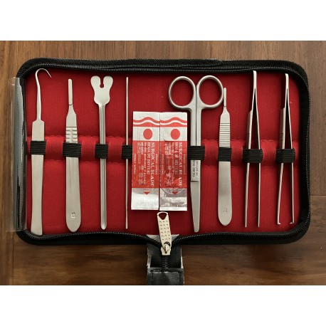 ESTUCHE DE DISECCION 8 PIEZAS