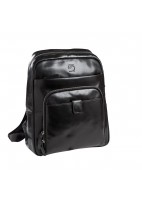 MOCHILA CASABLANCA LEATHER COLOR NEGRO