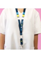 LANYARD MULTIFUNCION EIGHTIES TCAE AZUL CLASICO