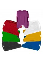 PORTA ID-TARJETAS DOBLE CARA BIDIRECCIONAL - ROJO