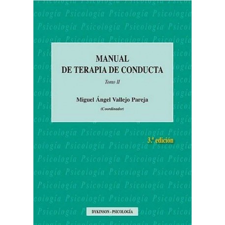 MANUAL DE TERAPIA DE CONTUCTA TOMO II