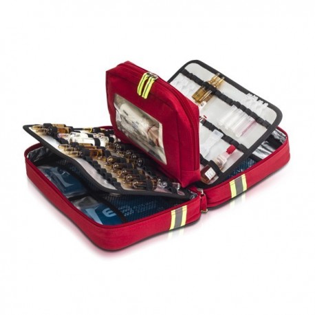 MALETIN PROBE'S AMPULARIO MEDICACION GRAN CAPACIDAD. COLOR ROJO