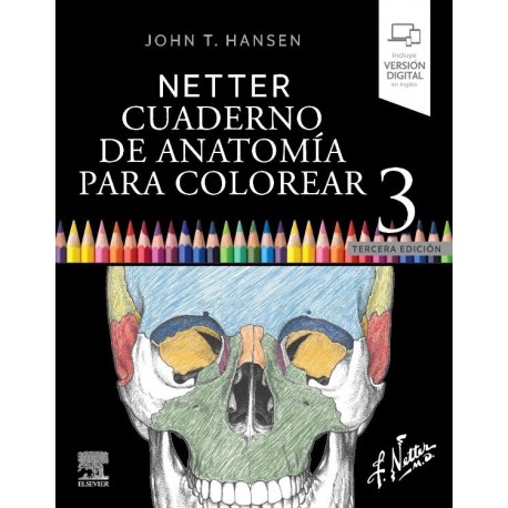 NETTER. CUADERNO DE ANATOMIA PARA COLOREAR (INCLUYE VERSION DIGITAL EN INGLES)