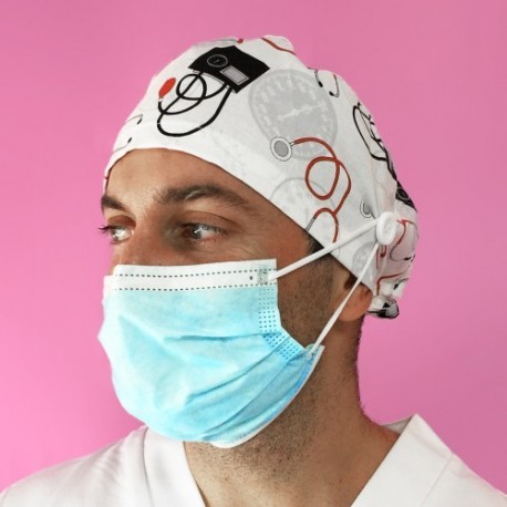 GORRO CASQUETE CON BOTONES CONSTANTES