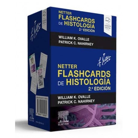 NETTER FLASHCARDS DE HISTOLOGIA (INCLUYE VERSION DIGITAL EN INGLES)
