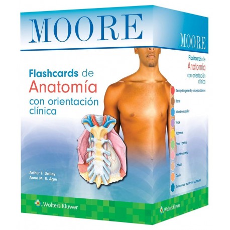 MOORE FLASHCARDS DE ANATOMIA CON ORIENTACION CLINICA