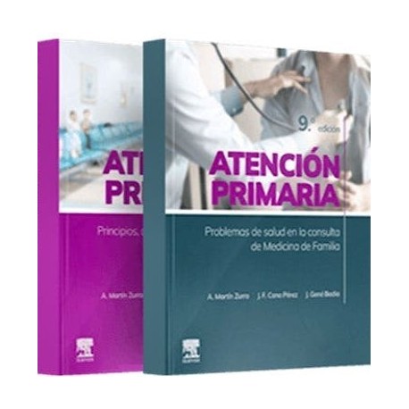 LOTE MARTIN ZURRO ATENCION PRIMARIA (2 VOL.) PROBLEMAS DE SALUD + PRINCIPIOS ORGANIZACION Y METODOS