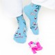 CALCETINES ESTAMPADOS HEALTHY TOOLS COLOR CELESTE