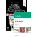 LOTE NETTER CUADERNO DE ANATOMIA PARA COLOREAR + SOBOTTA TEXTO DE ANATOMIA
