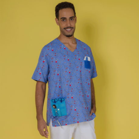 BLUSON MICROFIBRA - MEDICAL SYMBOLS