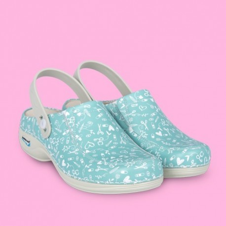 ZUECO PIEL LAVABLE WASH'GO - SWEET AQUA