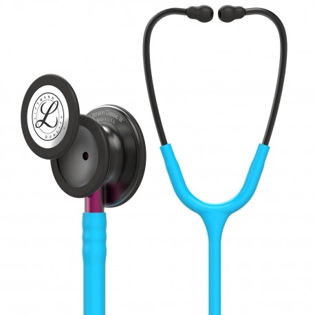 FONENDOSCOPIO CLASSIC III AZUL TURQUESA EDICION HUMO VASTAGO ROSA