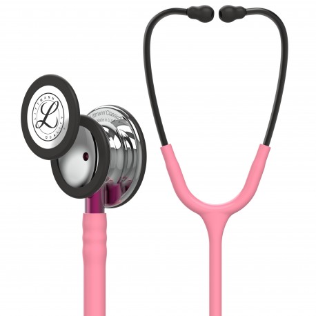 FONENDOSCOPIO CLASSIC III ROSA PERLA EDICION ESPEJO VASTAGO ROSA