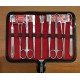 ESTUCHE DE DISECCION 10 PIEZAS