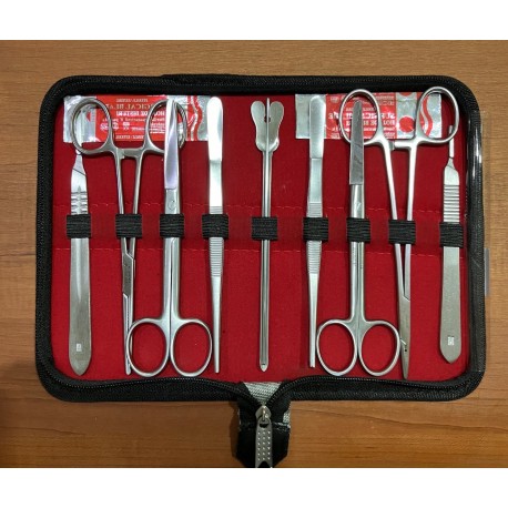 ESTUCHE DE DISECCION 10 PIEZAS