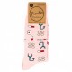 CALCETINES ESTAMPADOS HEALTHY TOOLS COLOR ROSA