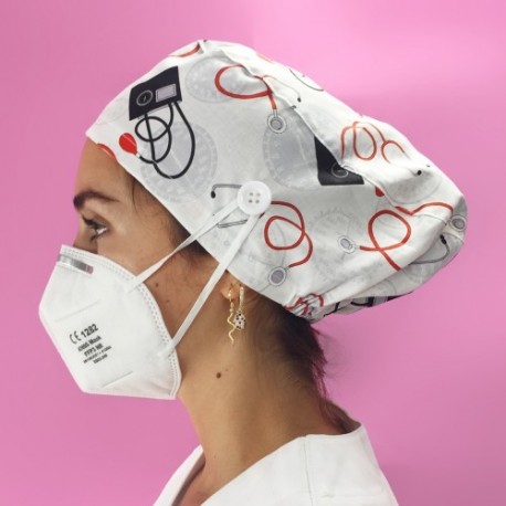GORRO PELO LARGO CON BOTONES - CONSTANTES