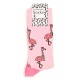 CALCETINES ESTAMPADOS CIGUEÑA ROSA TALLA 36-41