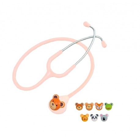FONENDOSCOPIO PEDIATRICO - ANIMALES ROSA