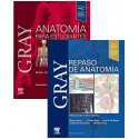 LOTE GRAY ANATOMIA PARA ESTUDIANTES + GRAY REPASO DE ANATOMIA