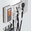 CENTRO DE DIAGNOSTICO MURAL EN 200 CON OTOSCOPIO K100 Y OFTALMOSCOPIO K180 3.5 V Y JUEGO DE ESPECULOS SANALON