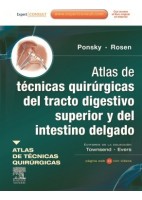 ATLAS DE TECNICAS QUIRURGICAS DEL TRACTO DIGESTIVO SUPERIOR Y DEL INTESTINO DELGADO + EXPERT CONSULT
